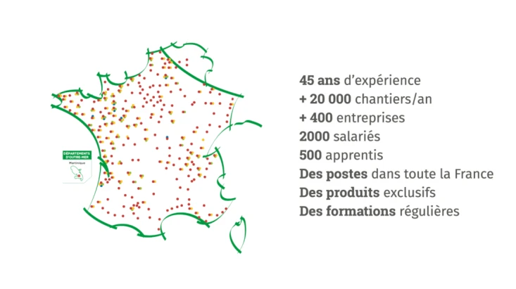 Carte implantation entreprises