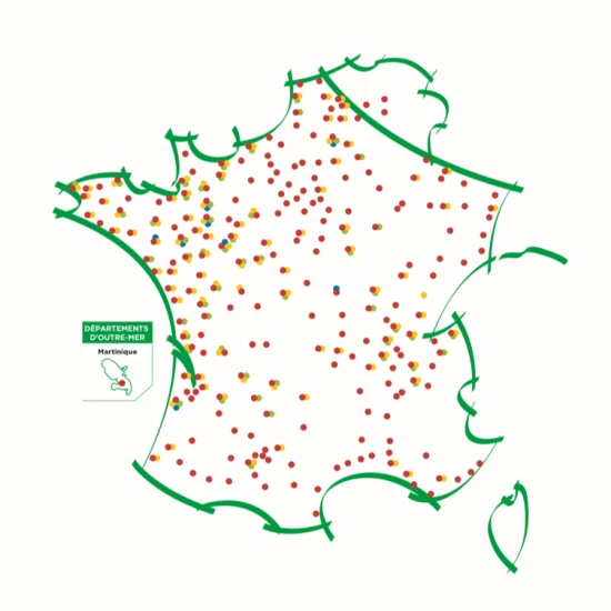 Carte implantation