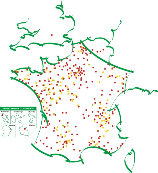 Carte implantation